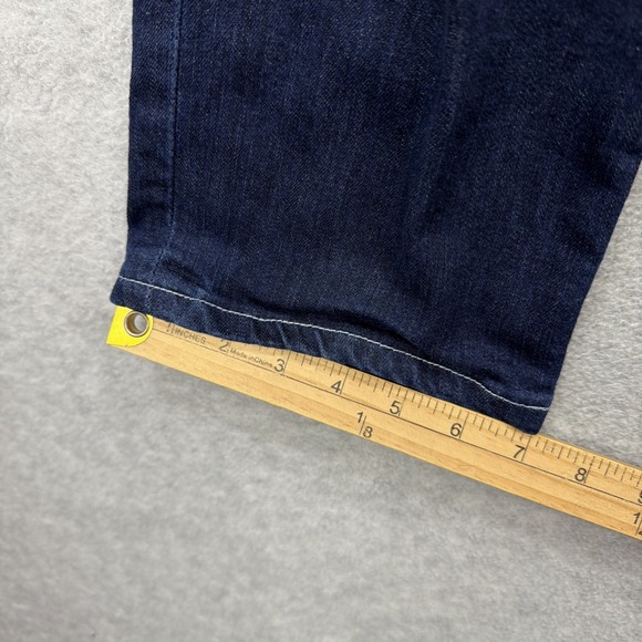 Dearborn Jeans Men 32x29 Dark Blue Denim Pants Straight Leg Stretch American USA - Picture 12 of 12